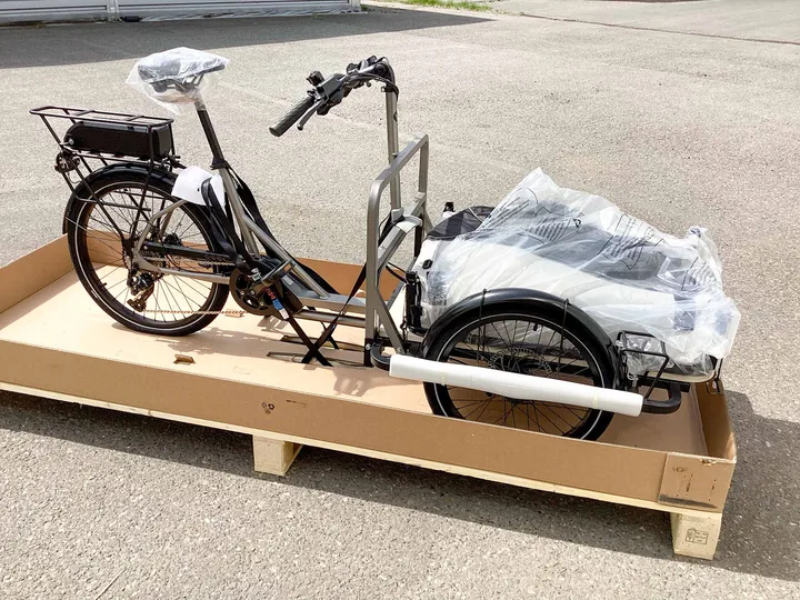 Johansson Fiete Kids Cabin Lastenrad / E-Bike Brose Drive T, 9-Gang Kettenschaltung